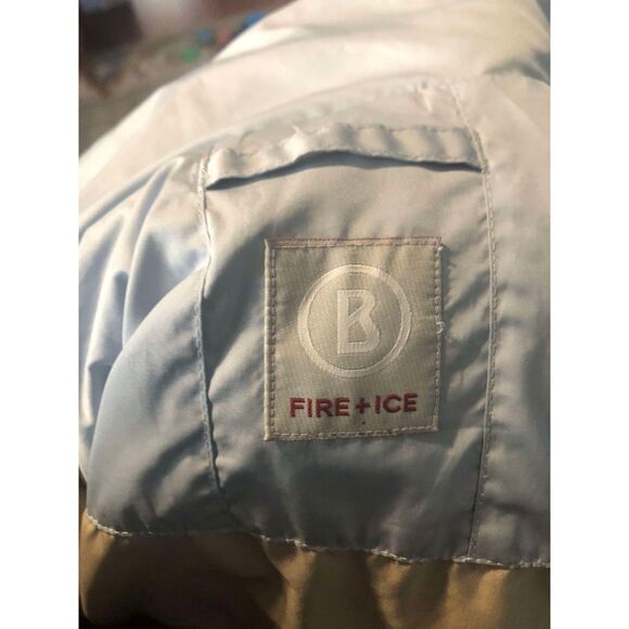 Bogner Fire + Ice Powder Blue Saelly Quilted Down Jacket/Coat, size M - Picture 3 of 9